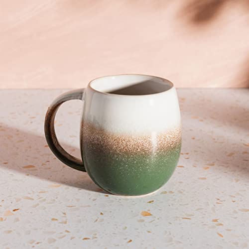 Sass & Belle Dip Glazed Ombre Green Mug, 11.5 cm x 8.5 cm - Image 3