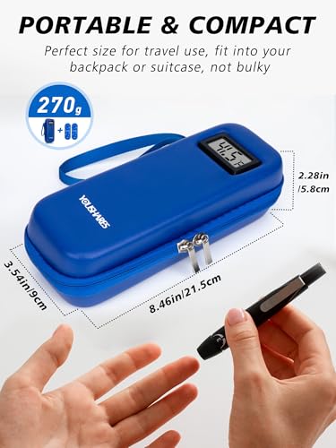 Image of YOUSHARES Insulin Cooler Travel Case, Peptide Travel Case with Temp Display