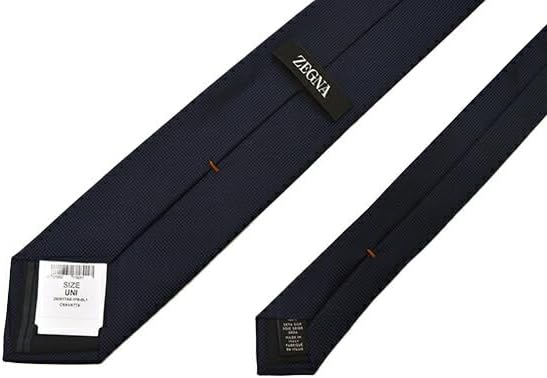 【Zegna(ゼニア)】[ゼニア] ネクタイ メンズ ソリッドシルクネクタイ(サイズ剣幅8cm) eez23w006 Z6D01TA6-BL1 NAVY ネ★送料込