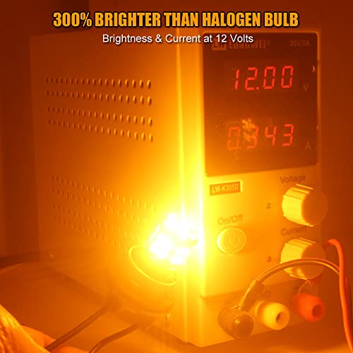 Ebaifun 12V Amber Yellow 1156 Ba15S 1003 1141 7506 1156A 28-Chip Led Bulb Super Bright Replacement For Blinker Light Turn Signal Light Side Marker Or Drl Daytime Running Light Tail Light Pack Of 2 #TOP4