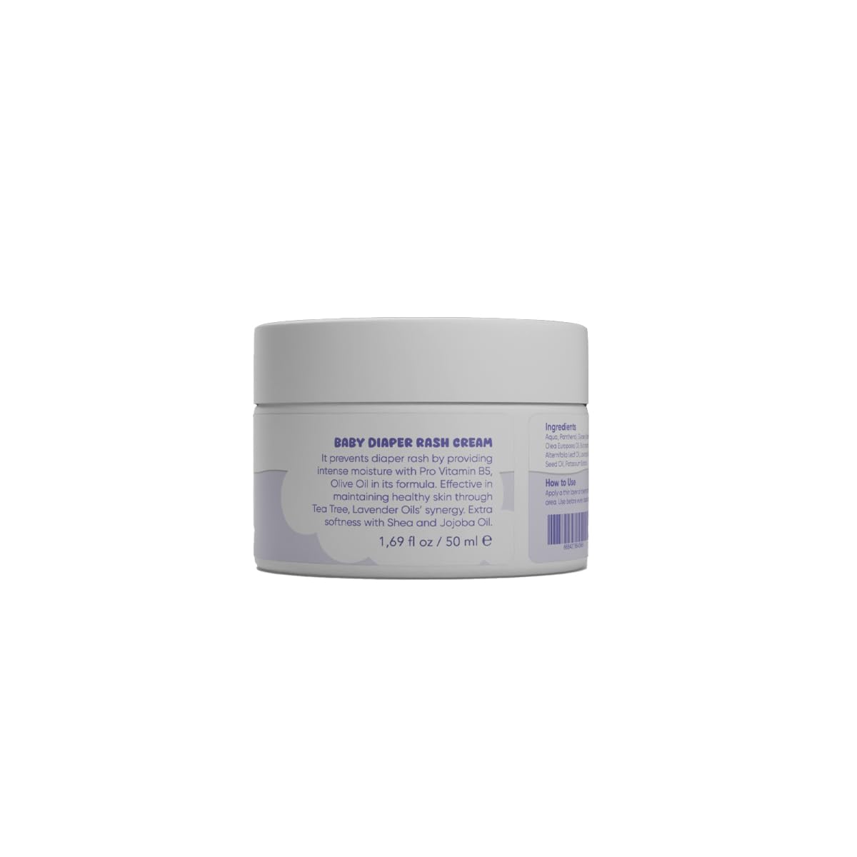 Babyton Baby Diaper Rash Cream 50ml, Natural Nappy Cream for Sensitive Skin, Newborn Safe, Organic Ingredients - Image 2