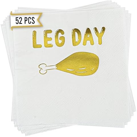 50 Pcs Gold Foil Thanksgiving Napkins Cover