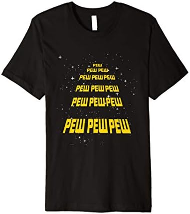 Parody MoviePew Pew Wars Funny Parody Premium T-Shirt