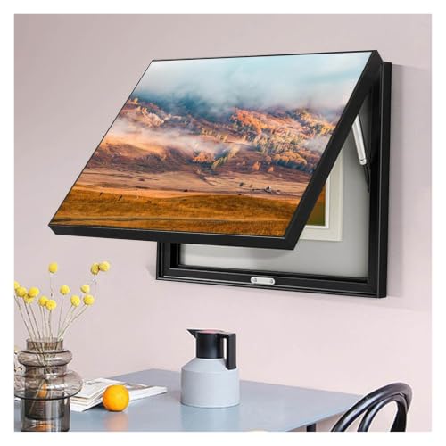 Cache-boîtier de compteur électrique : un tableau décoratif élégant pour salon