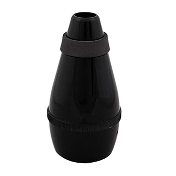 Durable Practice Straight Cup Mute Silencer Sourdine for Trumpet Parts Accessory Black