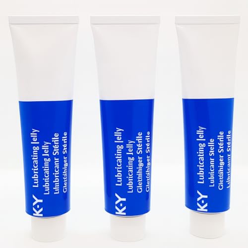 MediSale Bundle - 3 x KY Jelly Sterile Personal Lubricant (82g Each) Water-Based Non-Greasy Fragrance-Free | Long-Lasting Sterile Lubrication for Comfort & Ease