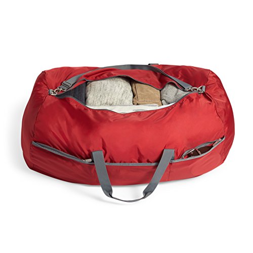 Amazon Basics Large Travel Luggage Duffel Bag, Red