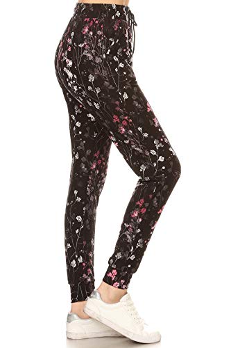Image of Leggings Depot Premium Jogger Women's Popular Print High Waist Track Pants(S-XL)