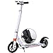 LJHBC Monopattino Non Elettrico Scooter a 2 Ruote con Una Gamba Sola Adulti/Giovani Campus della Città con Il Freno a Disco Peso del Cuscinetto 150 kg (Colore : Bianca)