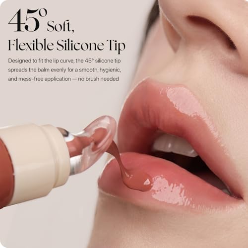 Image of Nature Republic Honey Melting Lip Butter Balm - Hydrating Tinted Balm with Peptides, for Sheer & Glossy, Smooth & Soft Lips (LYCHEE JELLY)