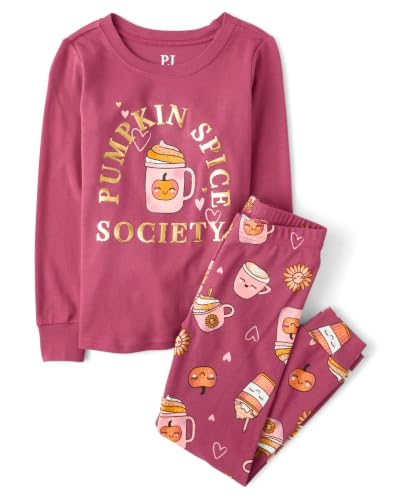 Image of The Children's Place Baby and Kids' Sibling Matching Halloween and Holiday Pajama Sets, Cotton