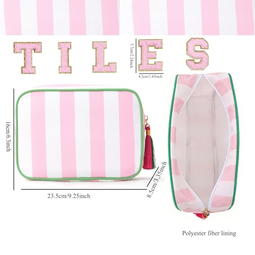 Bolsa para azulejos Mahjong con cremallera y fleco miniatura 2
