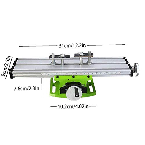 Compound Table Working Cross Slide Table Worktable for Milling Drilling Bench Multifunction Adjustable X-y