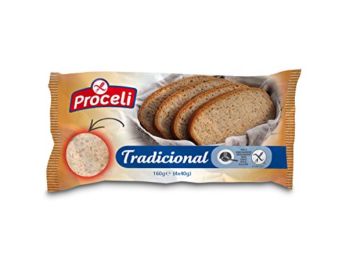PROCELI pan tradicional SIN GLUTEN envase 160 gr