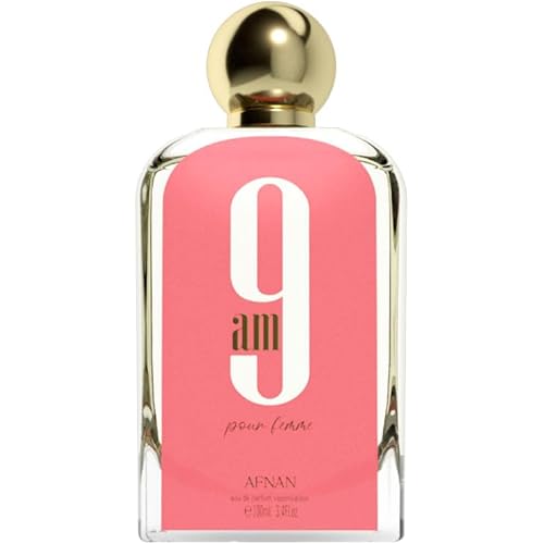 Afnan 9 AM Pour Femme Eau De Parfum, 3.4 Fl. Oz