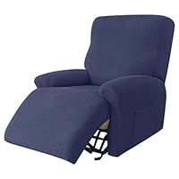 Stretch Fauteuil Hoes voor Relaxfauteuil - Grijs - Bescherm uw Meubels met Efficiënte