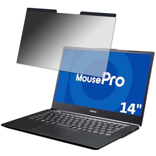 MousePro-NB420H 14インチ 16:9 対応 マグネット式 覗き見防止フィルター プライバシーフィルター ブルーライトカット 反射防止 PC パソコン ノートブック のぞき見防止 画面保護フィルム 保護シート 着脱簡単 両面使用