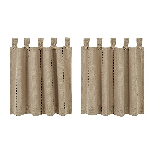 VHC-Brands-Stitched-Burlap-Curtain-Tier-Natural-24x36-Set-of-3 VHC Brands Stitched Burlap Curtain Tier Natural 24×36 Set of 3
