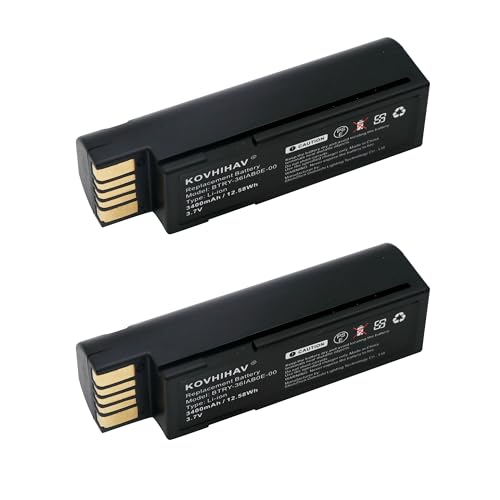 (2 Pack) Replacement Battery for DS3600 DS3678 LI3600 LS3600 LI3678 LS3678 Scanner,fits BTRY-36IAB0E-00,82-166537-01 3400mAh Li-ion