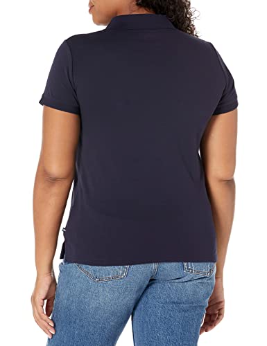 Nautica Women's 3-Button Short Sleeve Breathable 100% Cotton Polo Shirt4