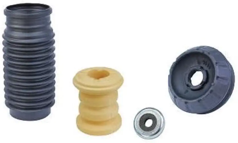 Kit Amortecedor Dianteiro (Batente/Coifa/Coxim/Rolamento) TKC29002, Preto/Bege, Cofap