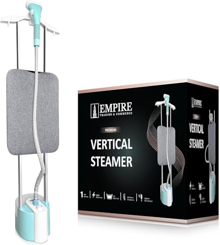 Empire vertical garment steamer - with vertical ironing board