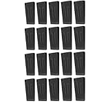 Anhoer 20 Stück Möbel-Nivellierpads Möbelkeile Flexible Gummi-Tischhebel-Pads Schrank-Unterlegscheiben Tischkeile Nivellieren Gummikeil rutschfest Wedge-Unterlegscheiben für Möbel Tisch Stuhl Schrank