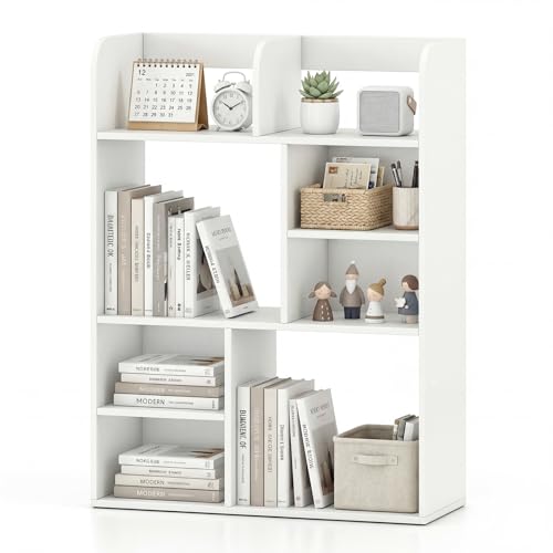 Tangkula 5-Tier Desktop Bookshelf
