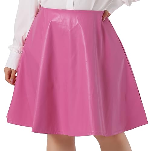 Amazon.com: Agnes Orinda Plus Size Skater Skirts for Women