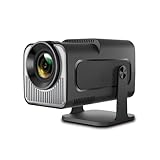 ZDSSY Mini Beamer 4k 1080P Unterstützung,Mini Projektor Portable mit WiFi6 BT5.4,Tragbarer Video smart Beamer,Automatische Korrektur und ManuelFokus,Heimkino Kompatibel mit PC/TV Stick/USB/PS5,Schwarz