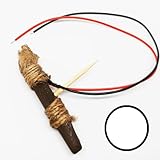 ANTORCHA ARTE BELENISTA DE 5 CM. Antorcha hecha mano. LED efecto llama NARANJA 9V, 12V, CC, precableada. Ideal para belenes.