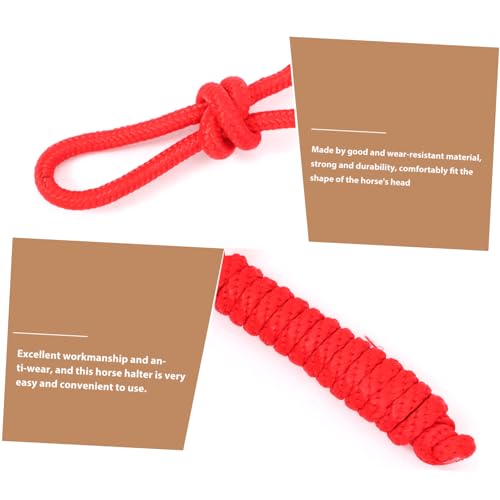 Corde multi-nœuds cheval polyester rigide pour licol éthologique