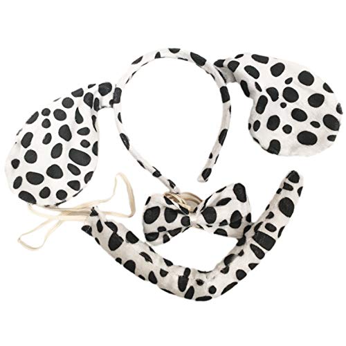 Dalmation Animal Set,Instant Animal Dress Up Set Fancy Dress Animal Set Ears Tail Dress Up Instant Kit Animal Costume Accessory by Cherry-on-Top