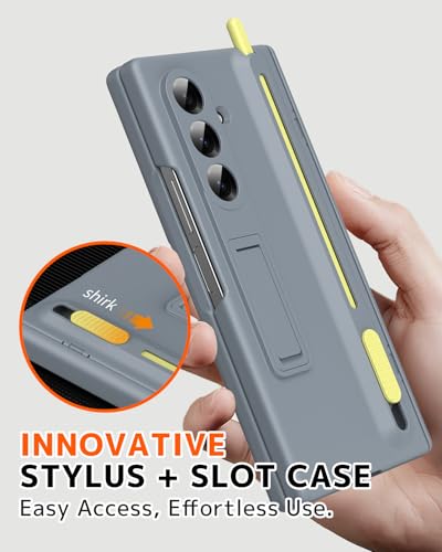 Coque Samsung Z Fold 7 anti-rayure protégeant la charnière avec stylet