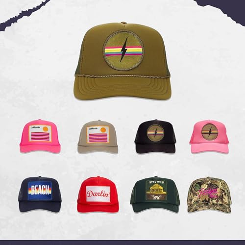 Image of Friday Feelin' Trucker Hat Women Men Baseball Caps Gift Women's USA Trucker Hats Caps Baseball Hats All Occasions - One Size