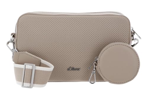 Bolso bandolera s.Oliver marrón con correa cómoda de calidad