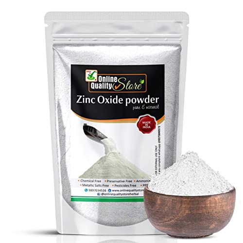 Online Quality Store zinc oxide |zinc oxide powder for face|zno powder|zinc oxide powder for skin |zno non-nano particles |zinc oxide sunscreen |zinc oxide powder for painting,100g