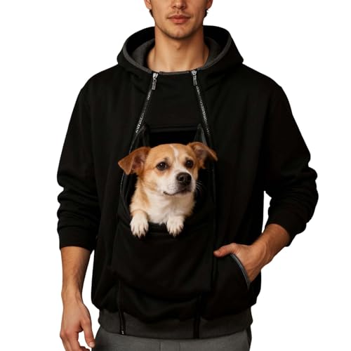 Pull avec poche pour chat homme et femme sweat à capuche oversize