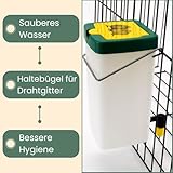 Küken Nager Hasen Kaninchen Hühner Geflügel Nippel Wasser Tränke Trinkflasche (500 ml) - 4
