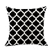 Produktbild Trisee Dekorative Kissenbezug für Couch Sofa Home Decor Modern Shining und Dull Contrast Geometric Muster Kissenhülle Weihnachten Werfen Sie Kissenbezüge Square Sofa Rückenkissen Lendenkissen,45X45cm