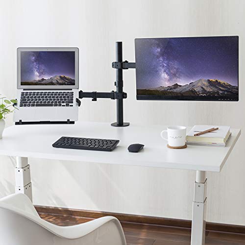 HumanCentric Laptop VESA Mount Tray for Monitor Arms and Stands, Fits 75x75 and 100x100 mm VESA Mount Holes, Fully Secures Laptop with Adjustable Clamps 9.5" to 16.5” width, Rubber Pads - Cosy Home Interiors HumanCentric Laptop VESA Mount Tray for Monitor Arms and Stands, Fits 75x75 and 100x100 mm VESA Mount Holes, Fully Secures Laptop with Adjustable Clamps 9.5" to 16.5” width, Rubber Pads - Image 5