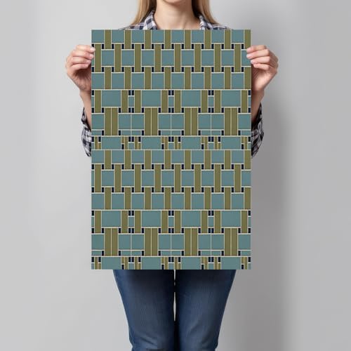 Cubes géométriques sur toile 60x90 cm pour habiller un mur vide sans cadre