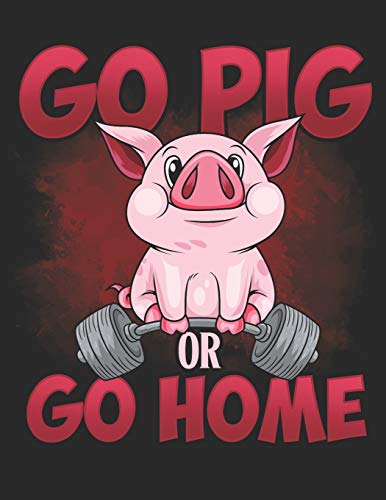 Go Pig or Go Home: Planner Weekly and Monthly for 2020 Calendar Business Planners Organizer For To do list 8,5“ x 11“ with Pig Piglet Gym Bodybuilder Fitness Sport Farm Farmer image 3