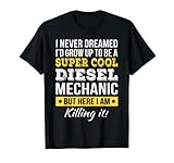 Diesel Mechanic Tshirt Funny Gift T-Shirt