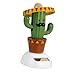 Cactus Solar Powered Shaking Head Dancing Car Ornament Dashboard Decoration Toy Gift - Cactus