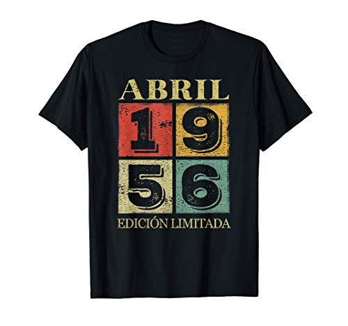 65 Años Cumpleaños Leyendas nacen en Abril De 1956 Regalo Camiseta