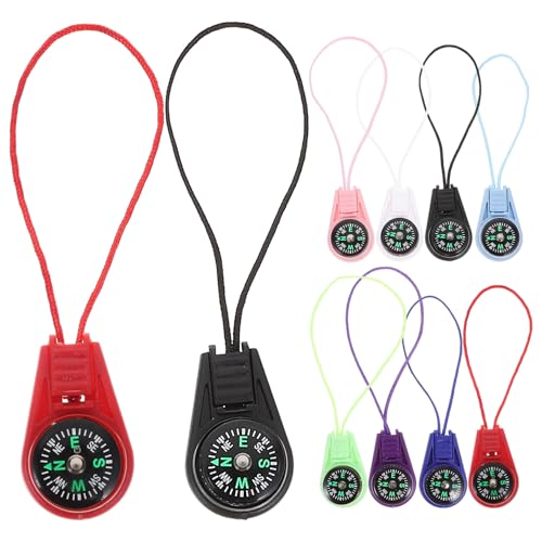 Homoyoyo 20pcs Mini Brújula de Bolsillo Ligera para Camping