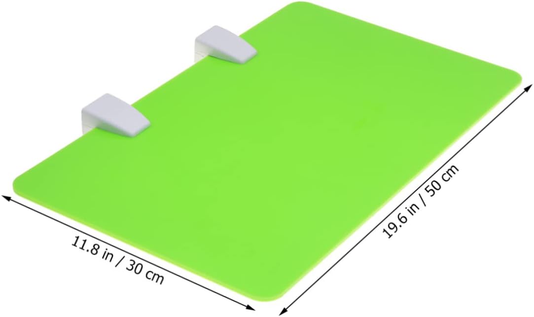 Office Desktop Baffle Acrylic Partition Desk Divider Green 50x30cm Stylish Functional