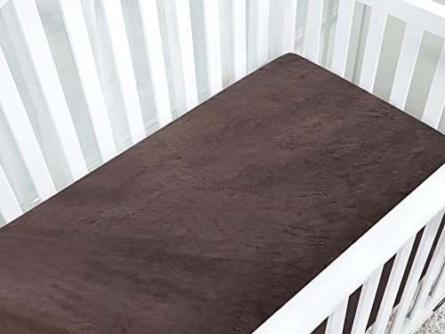 Bluesnail 1000 Super Soft Stretchy Fitted Velvet Crib Bed Sheet For Standard Crib And Toddler Mattress thumb #3
