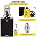 Vevor 20 Quart Hydraulic Pump Single Acting Hydraulic Dump Trailer Pump 3200 PSI Hydraulic Power Unit (12V DC Single Action Powering Unit, SAE #6 Ports): Industrial & Scientific